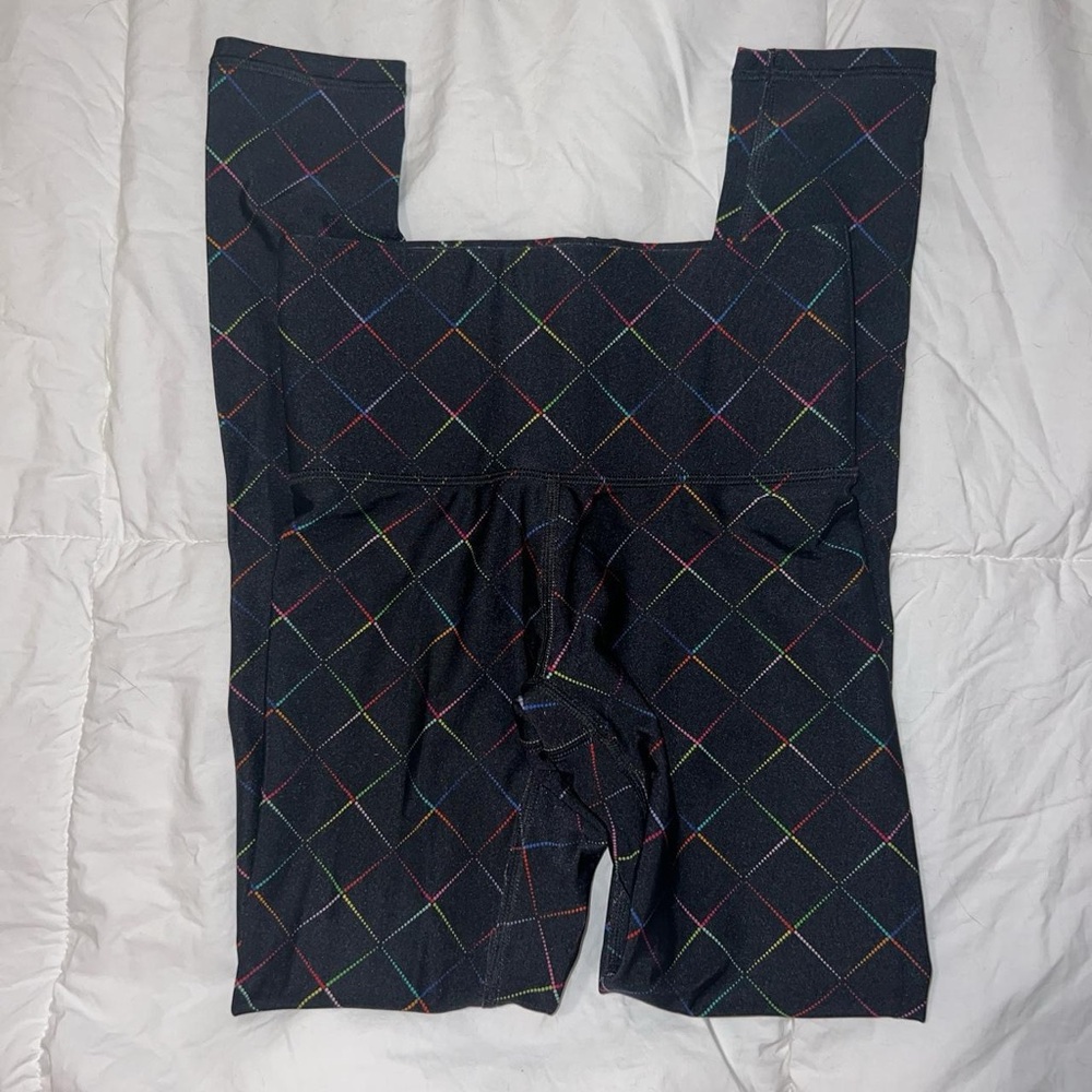 Women’s leggings multicolored grid